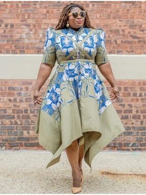 Making the Cut Season 2 Episode 1 Winning Look Gary's Self-Tie Dress - size XXL